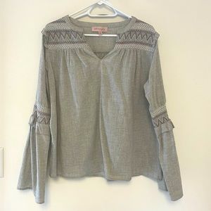 Philosophy long sleeve blouse